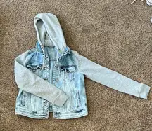 Aeropostale Women’s  Jean Hooded Jacket