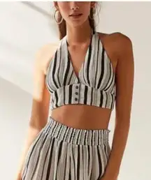 UO Out From Under Striped Halter Top