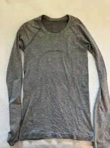 Swiftly Tech Gray Long Sleeve