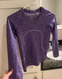 Purple Swiftly Lululemon Long Sleeve