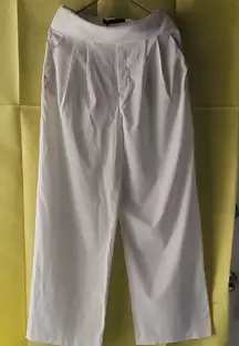 ZARA  Women’s Wide Leg Pants Cream  size S