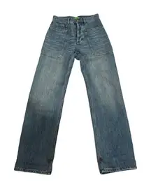 NWT SR vs. Sandrine Rose LA Women’s 90’s Wide Leg Distressed Cargo Jeans