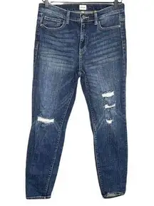 Sneak Peek Women’s Distressed Sexy Boyfriend Jeans Size 29