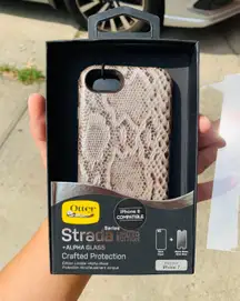 iPhone SE2/8/7 Stylish Fashion Snake Skin Design Shockproof Protective Case