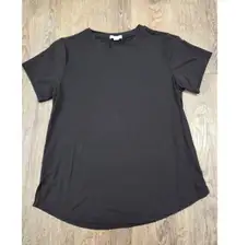 Spanner Essentials - The Essential Bamboo T-Shirt Solid Black Size Small