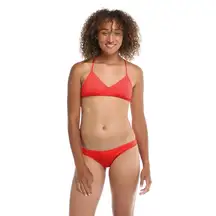 Eidon Surf Women’s Madison Fixed Triangle Bikini Top TAMARINDO Size Small NWT