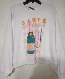 Grayson/Thread Sante women's crop top sweater size large-faded