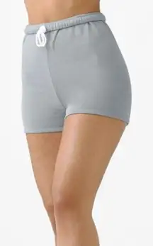 NWT Joah Brown Fitted Sweat Shorts Washed Gray French Terry XS/ Small