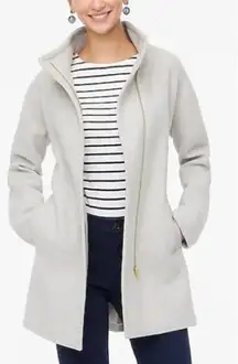 J. CREW Factory Wool Blend City Coat Size 6