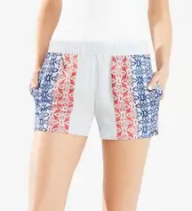 BCBG Cobalt Blue Multi Colored Shorts