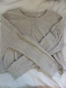 Beige PacSun Long Sleeve Top 