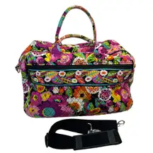Vera Bradley Weekender Traveler Bag Va Va Bloom Duffel Luggage Carry On