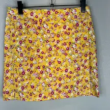 Counterparts Women's 2 in 1 Floral Stretch Skort/Skirt Pull-On Multicolor Size M