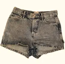 BDG URBAN OUTFITTERS CARPENTER HIGH WAISTED DENIM SHORTS