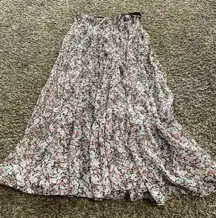 Lauren,  Boho, maxi floral skirt size