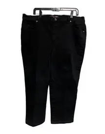 Gloria Vanderbilt Jeans Women's Size 18W Amanda Black Classic‎ 36x25 BME-C