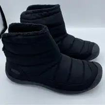 KEEN Women's Howser Fold Down Size 8 black winter outdoor hiking snow walking