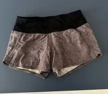 Lululemon Shorts Speed Up 2.5" Heather Grey 2