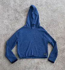 PINK Victoria’s Secret Blue Cinched Waist Hoodie