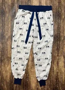 Aerie Crown Graphic high rise jogger PJ Pants size XS