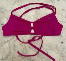 Woman’s speedo tied in the back swimming top