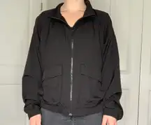 Black lightweight Athletic Jacket