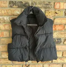 Cropped Puffer Vest Boutique