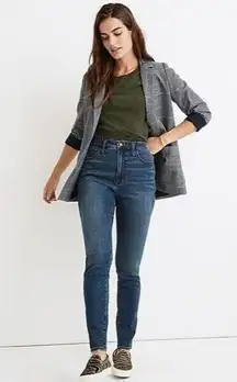 Madewell Curvy Roadtripper Denim Jeans Womens 28T Med Wash Skinny Stretch MB700