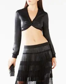 Faux Leather Crop Top