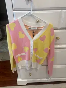 English Factory Cardigan Knit Button-Up