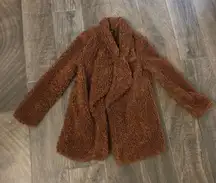 Audrey Brown Teddy Coat
