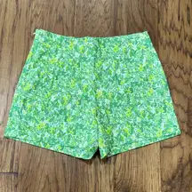 Hale Bob NWOT Green Floral High Waist Shorts size XS
