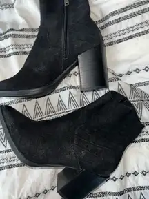 Steve Madden Black Heeled Boots