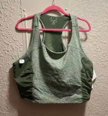 Xersion Green Low Support Bra Woman’s Size 4X NEW