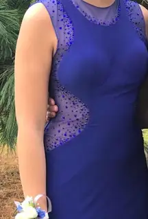 Royal Blue Short Dress