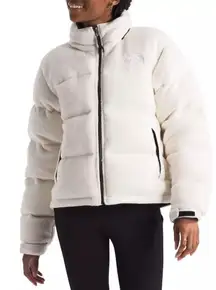 The North Face Women’s 2000 Polar Nuptse Jacket White Dune NWT Small *READ*