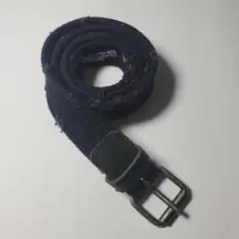 Diesel  Vintage Woven Black Unisex Belt. Size: 38"