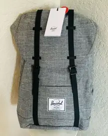 Herschel‎ Supply Co. "Retreat' Little America Backpack, Gray/Black NWT