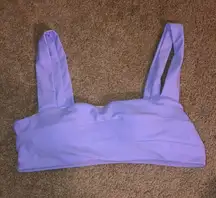 Padded Wide Strapped Bandeau Bikini Top