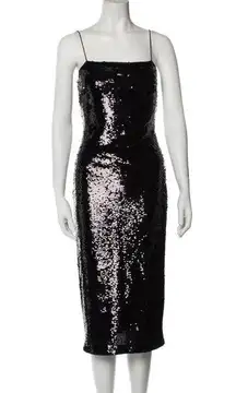 Cami NYC black sequin midi length dress size medium