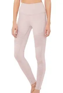 Alo Yoga High Waist Moto Leggings in Lavender Cloud