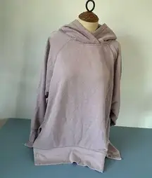 Aerie womens hoodie snap button size M brown
