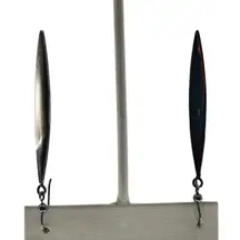 M Italy 925 Anodized Silver Drop Dangle‎ Earrings Classic Basic Elevated Basic