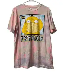 Nike Pokemon T Shirt Shirt Size 3X Psyduck Duck Tye Dye Colorful Cartoon 2021