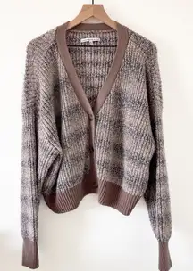 Celebrity Pink Brown Stripe Cardigan