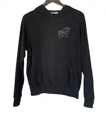 PROJECT SOCIAL T Morning Coffee Evening Wine Pullover Hoodie XS