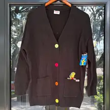Haribo Limited Edition V-Neck Long Sleeve Cardigan NWT