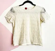 Vintage White Lace Top Coquette Y2K 2000s Fairycore Soft Girl Angelcore Small