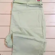 Women’s 24W Stretch Classic Fit Capris Spring Mint