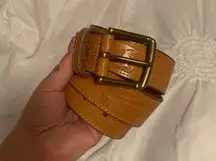 Tooled Leather Belt